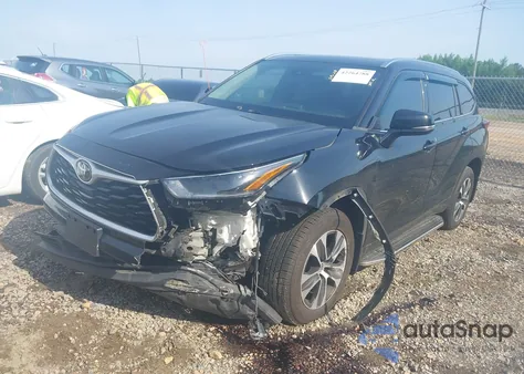 2021 Toyota Highlander Xle from USA, damaged, VIN 5TDHZRBH3MS523919